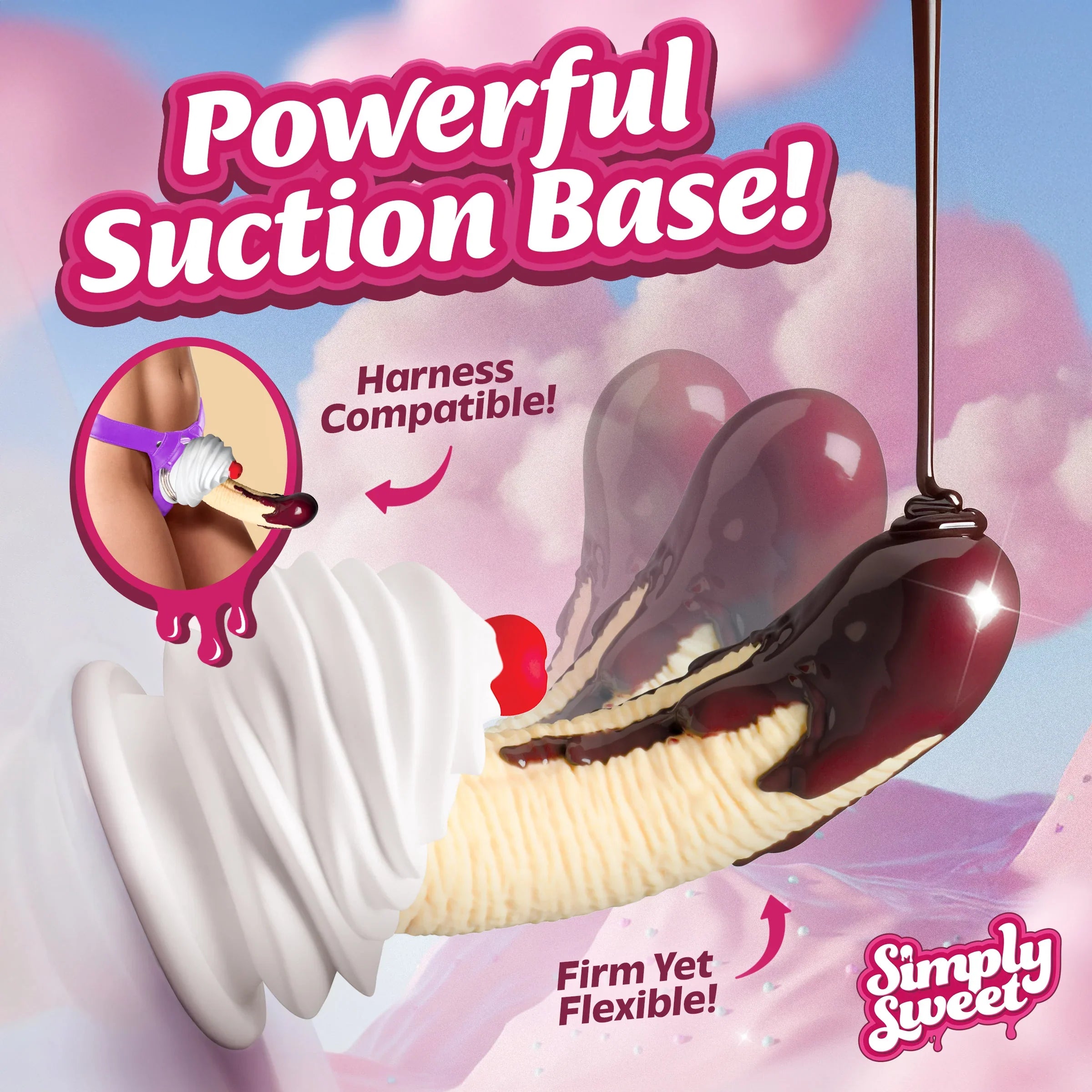 Chocolate Dipped Banana Split Premium Silicone Dildo