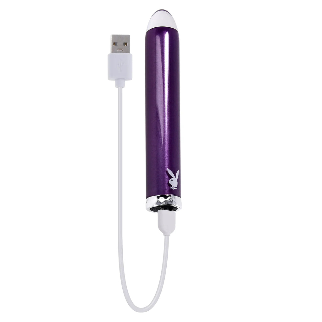 TESTER - Playboy Amethyst Glass Vibe