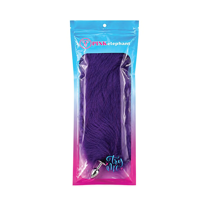Foxtail Plug - Medium - BRIGHT PURPLE