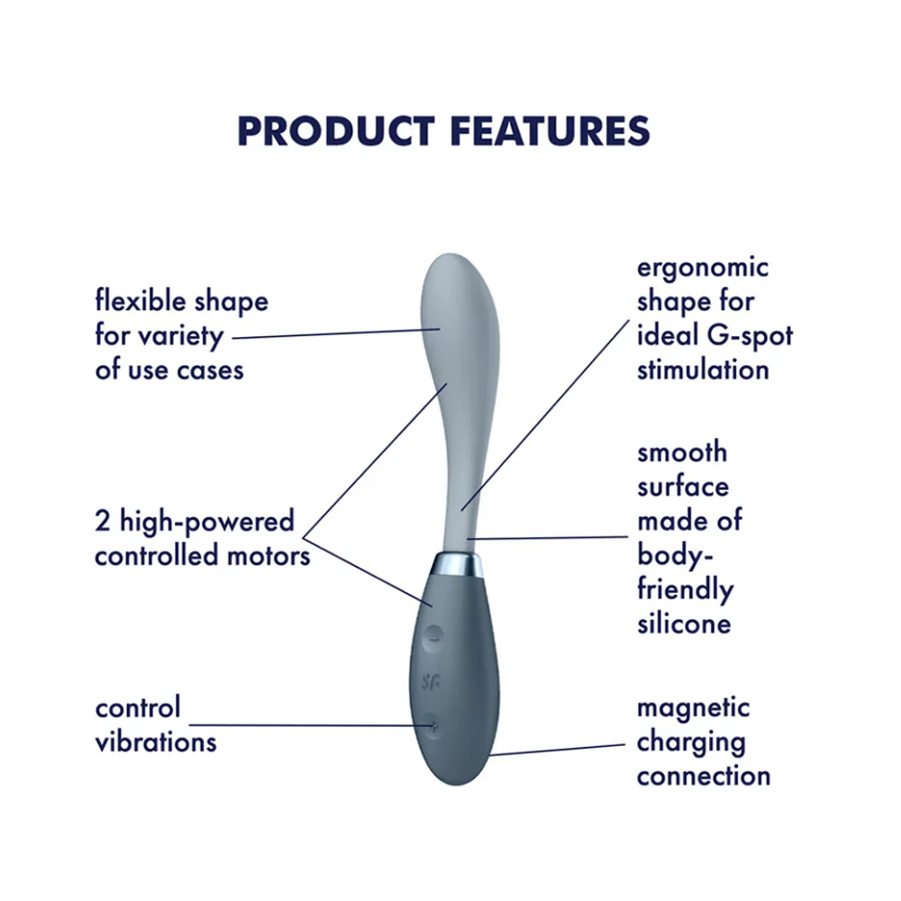 TESTER - G-Spot Flex 3 - Soft Grey