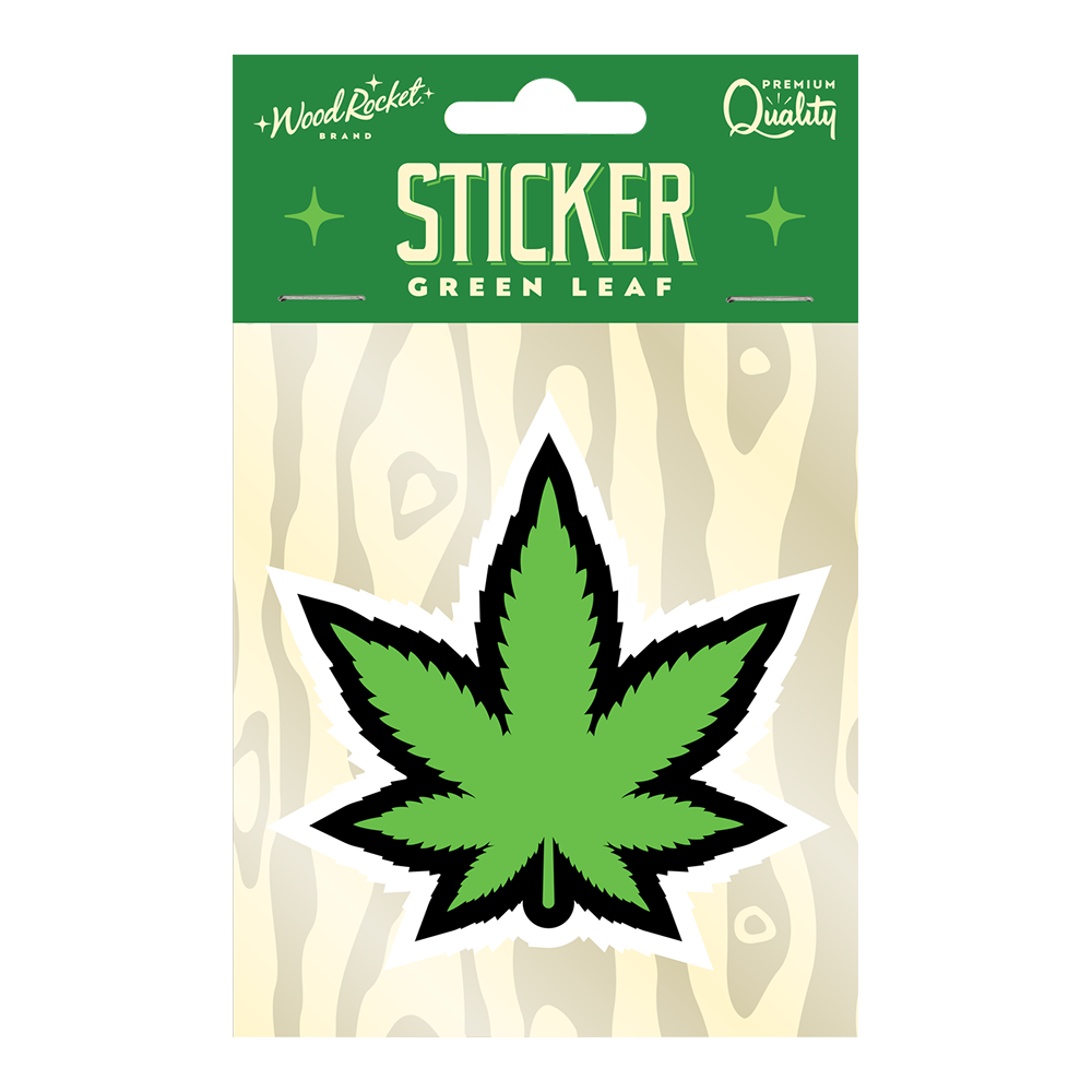 Green Leaf Sticker