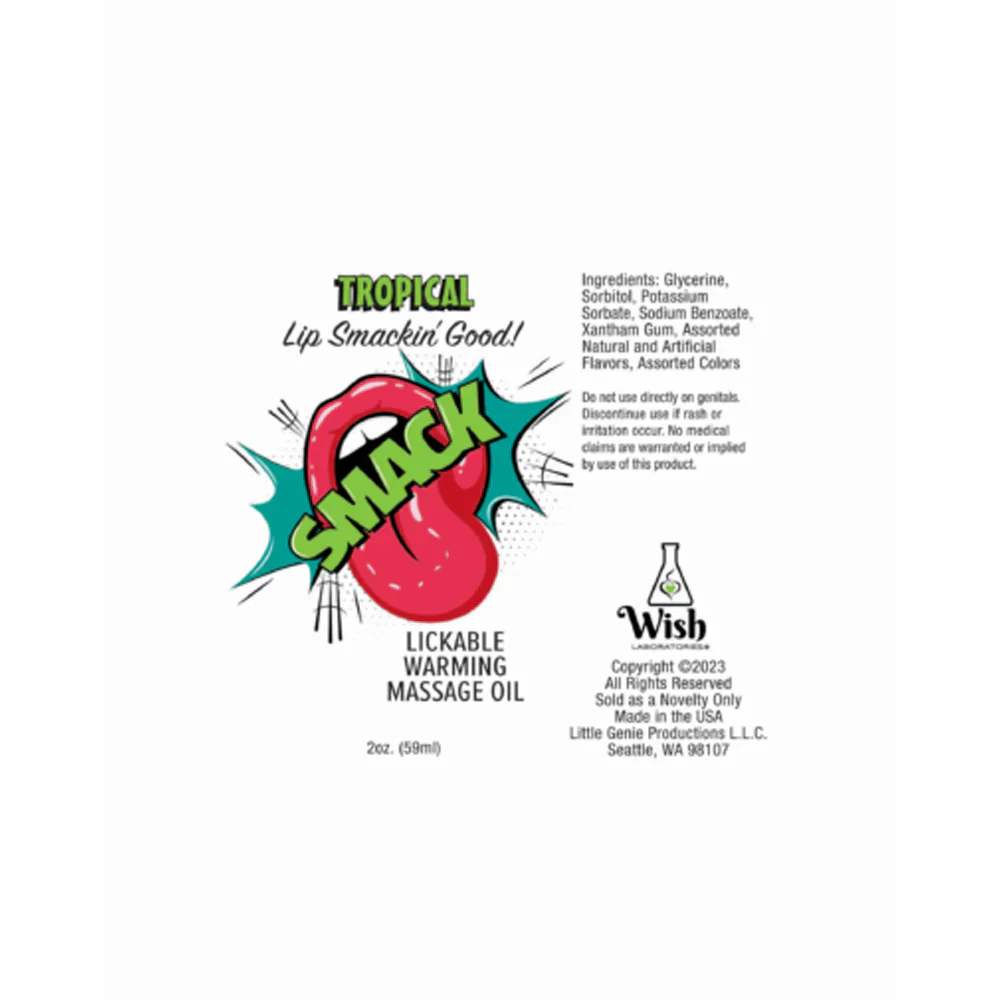 Warming & Lickable Massage Oil Tropical