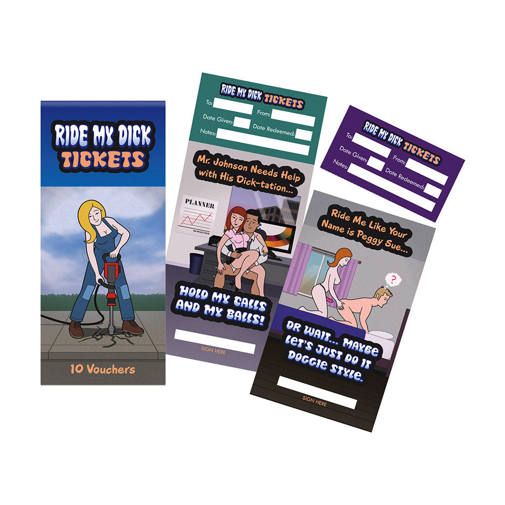 Ride My Dick Coupons - 10 tickets