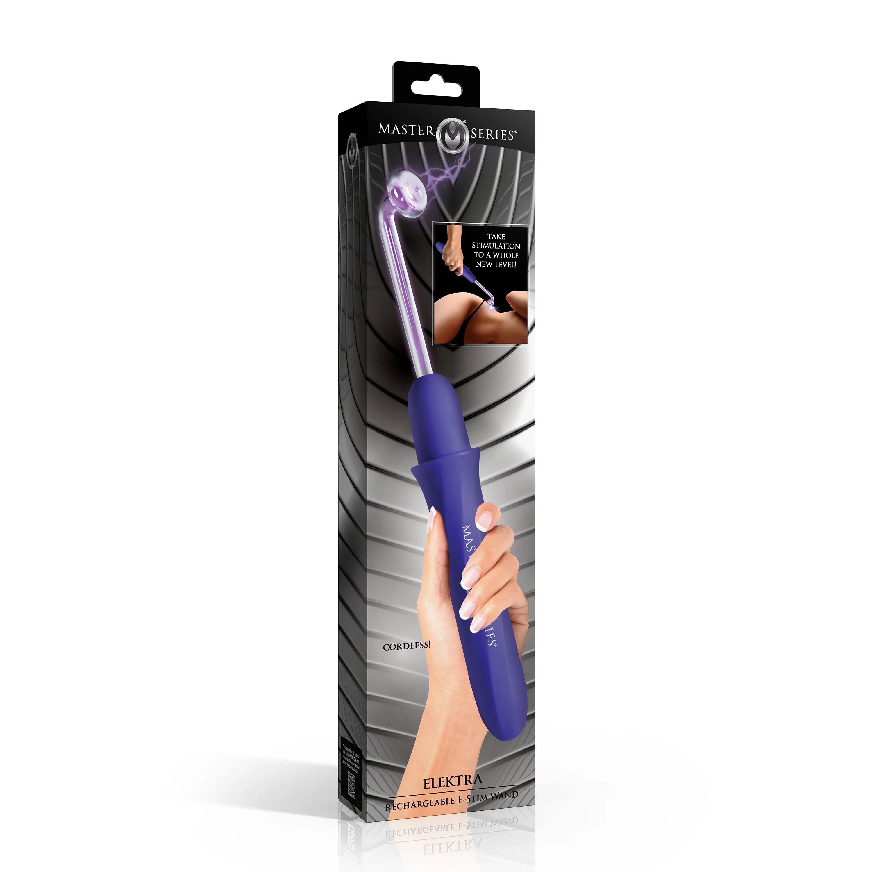 MS Elektra Rechargeable E-Stim Wand - Purple