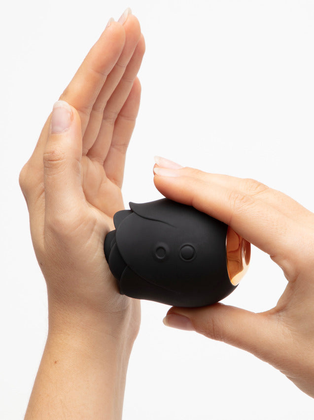 Fifty Shades of Grey Black Rose Silicone Clitoral Suction Stimulator 2.0