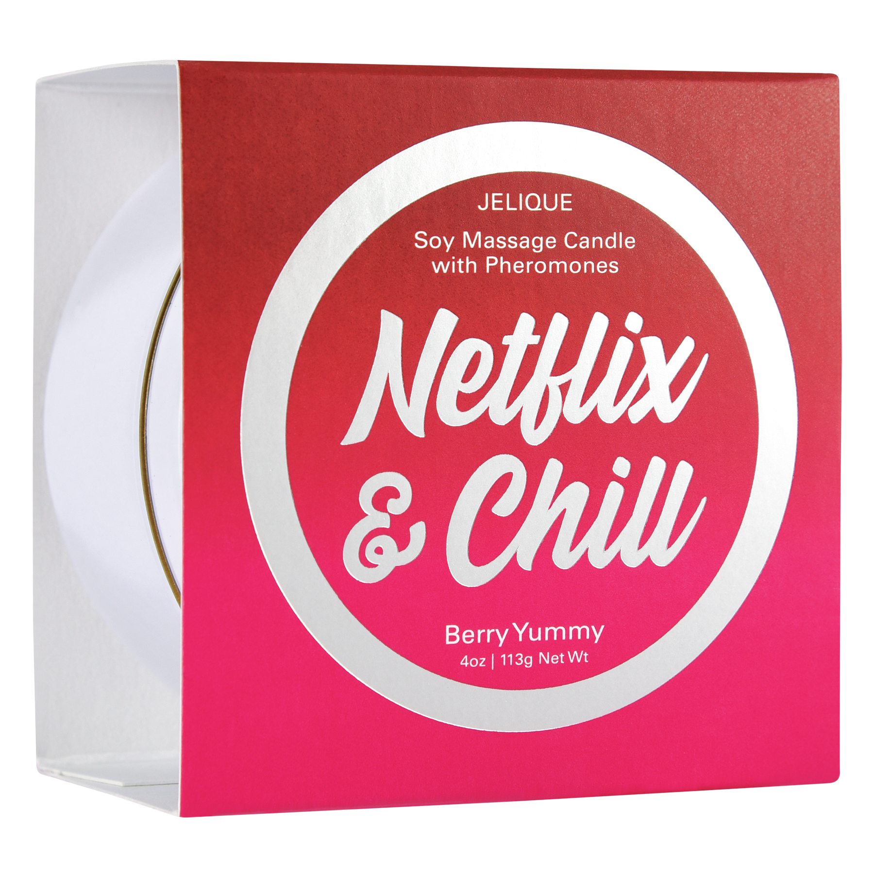 MOOD CANDLES NETFLIX & CHILL - PHEROMONE MASSAGE CANDLE BERRY YUMMY 4OZ | 113G