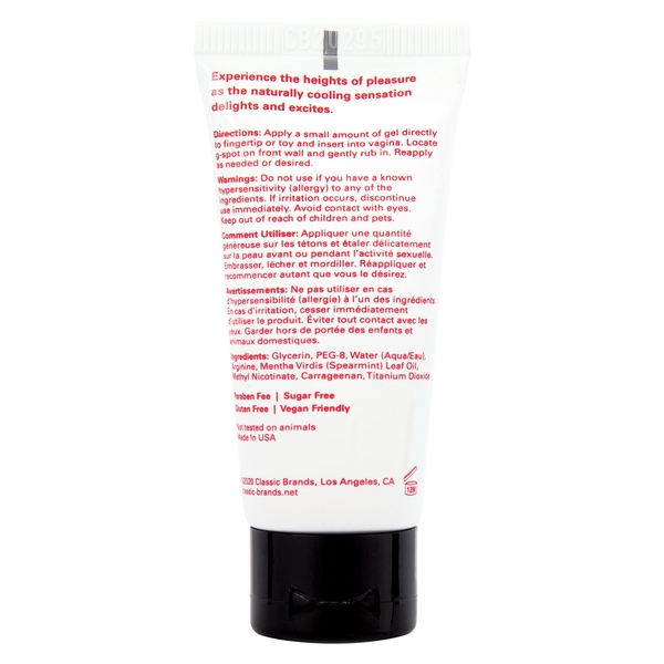 HAPPY GEE Gel de plaisir rafraîchissant Rafraîchissant .5fl | 15mL