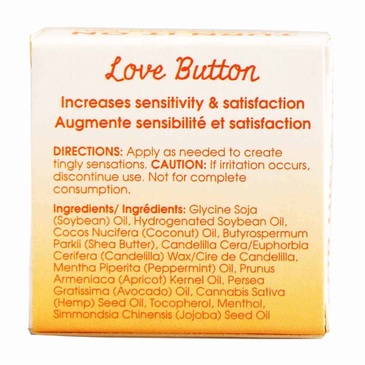 Boîte Love Button 0.45oz / 12.75 g