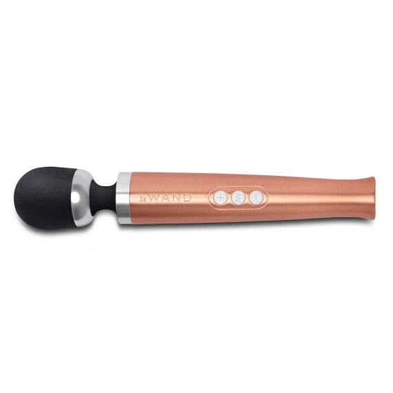 Masseur vibrant rechargeable en métal - Or rose