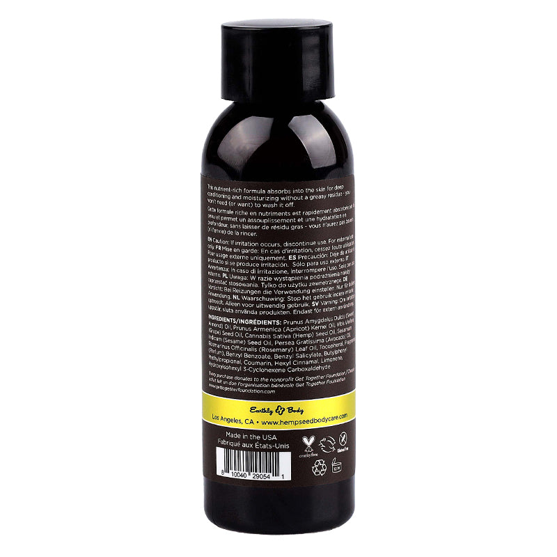 Huile de massage et de corps aux graines de chanvre Beach Daze 2 fl oz / 60 ml