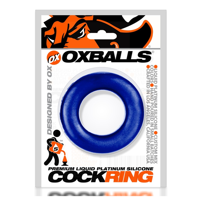 COCK-T, anneau pénien smoosh confortable, BLUEBALLS