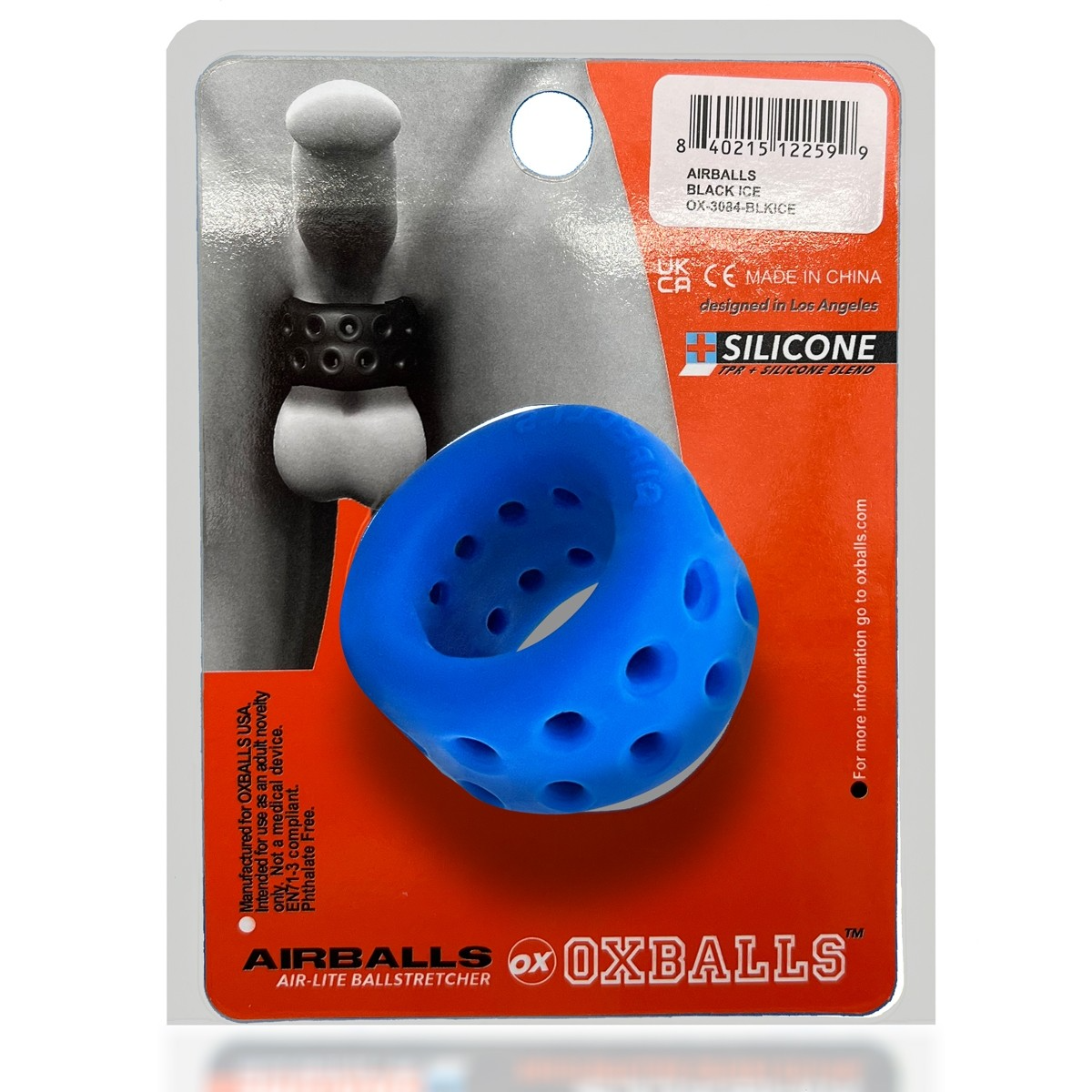 AIRBALLS, étireur de testicules léger, GLACE DE PISCINE