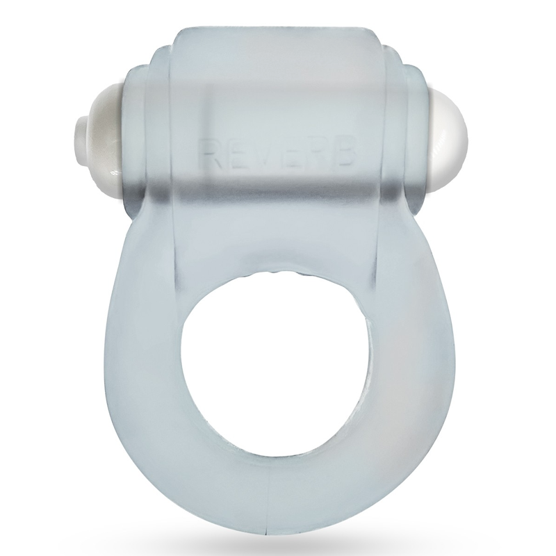 GLOWDICK, cockring avec LED, GLACE TRANSPARENTE