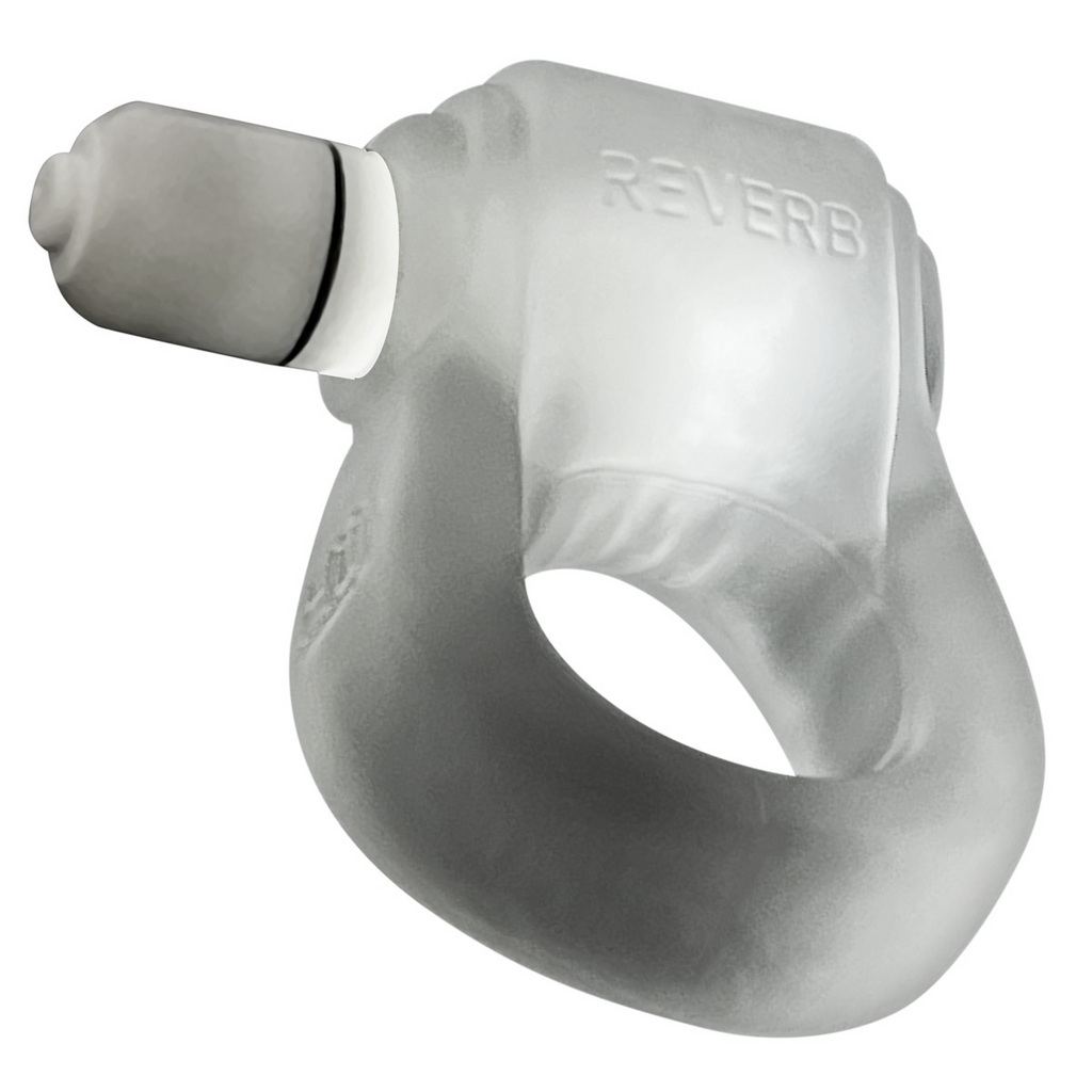 GLOWDICK, cockring avec LED, GLACE TRANSPARENTE