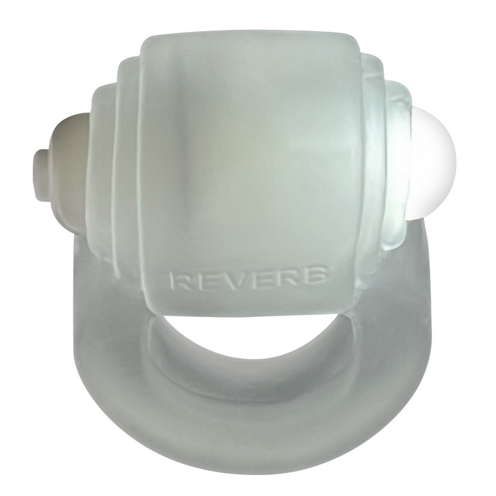 GLOWDICK, cockring avec LED, GLACE TRANSPARENTE