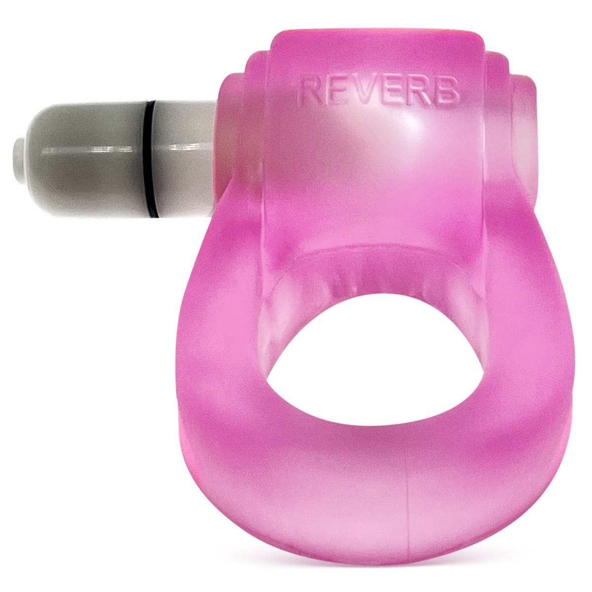 GLOWDICK, anneau pénien avec LED, GLACE ROSE
