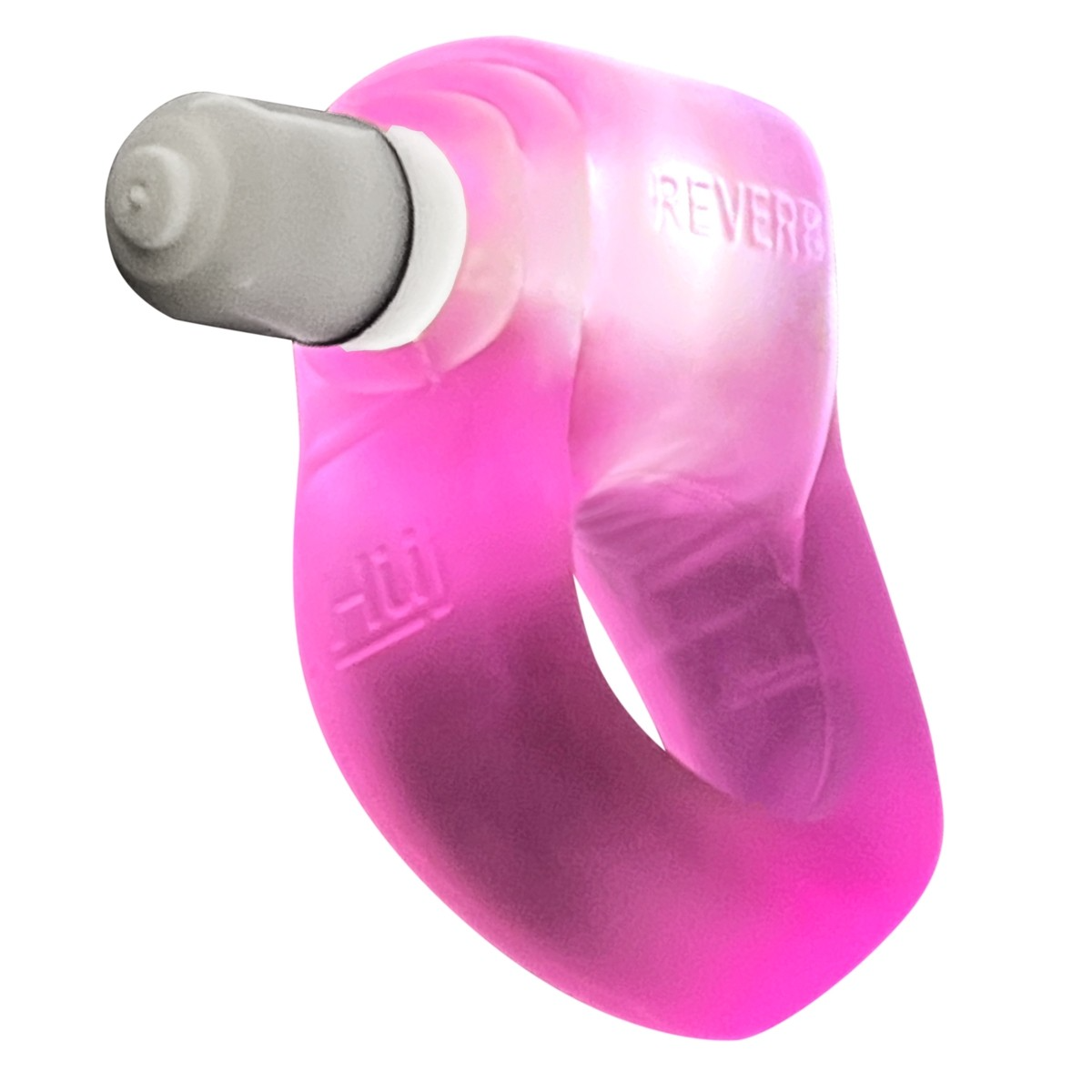 GLOWDICK, anneau pénien avec LED, GLACE ROSE