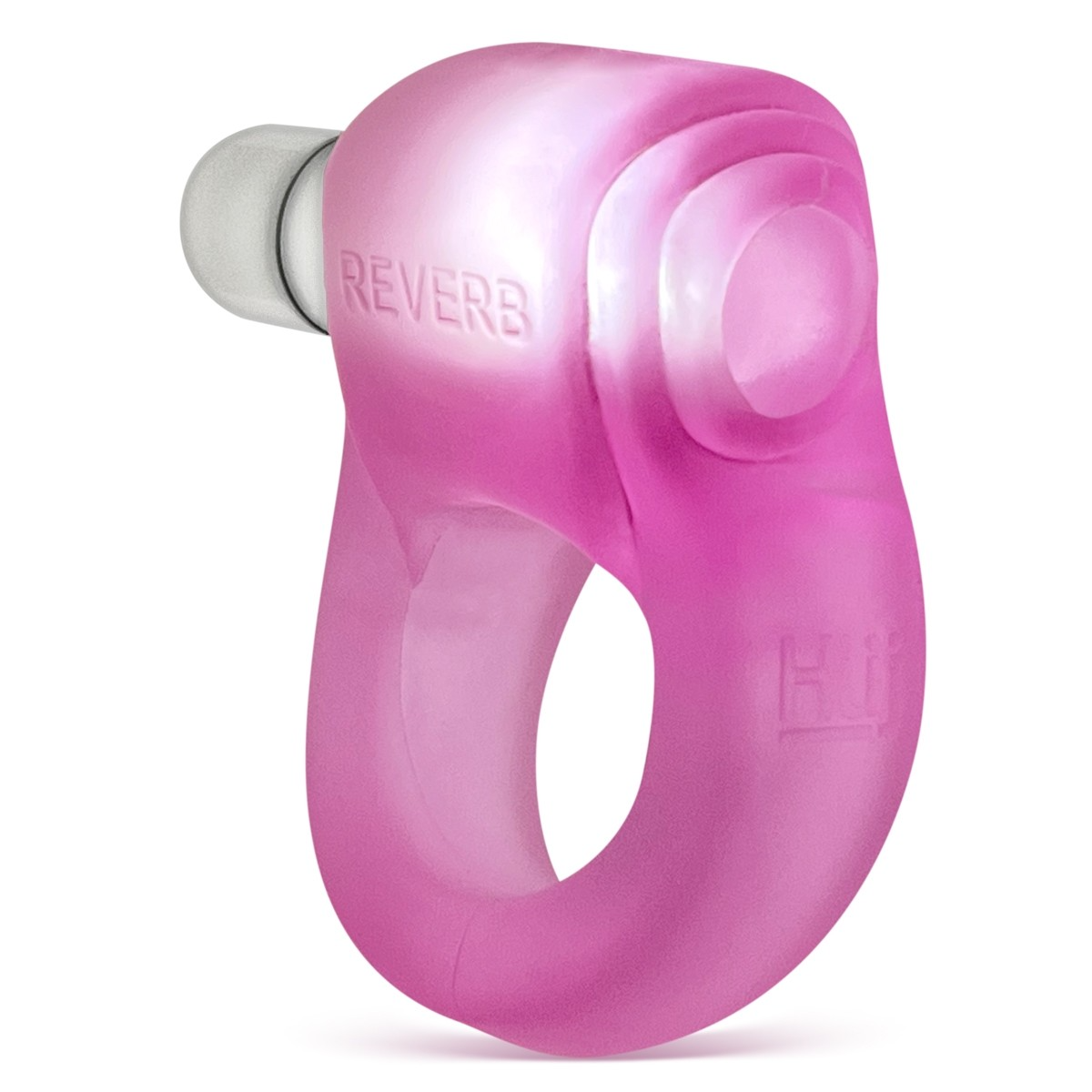 GLOWDICK, anneau pénien avec LED, GLACE ROSE