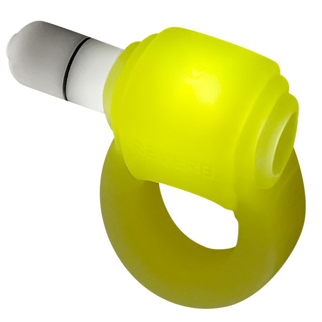 GLOWDICK, anneau pénien avec LED, GLACE JAUNE