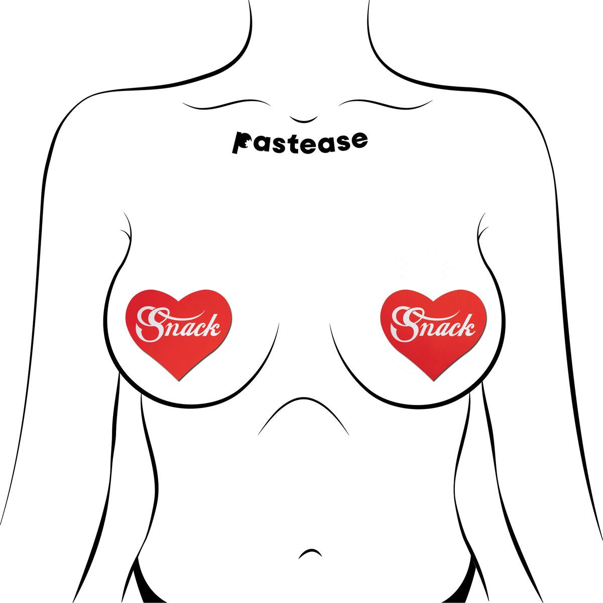 Enjoy 'Snack' Red Heart Pasties