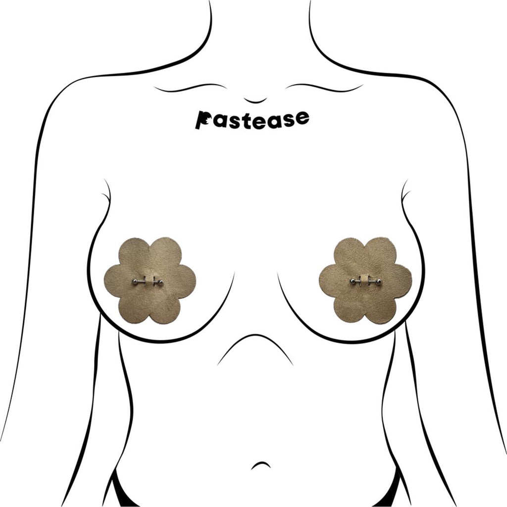 Pierced Nude Flower Petal w/ Barbell*