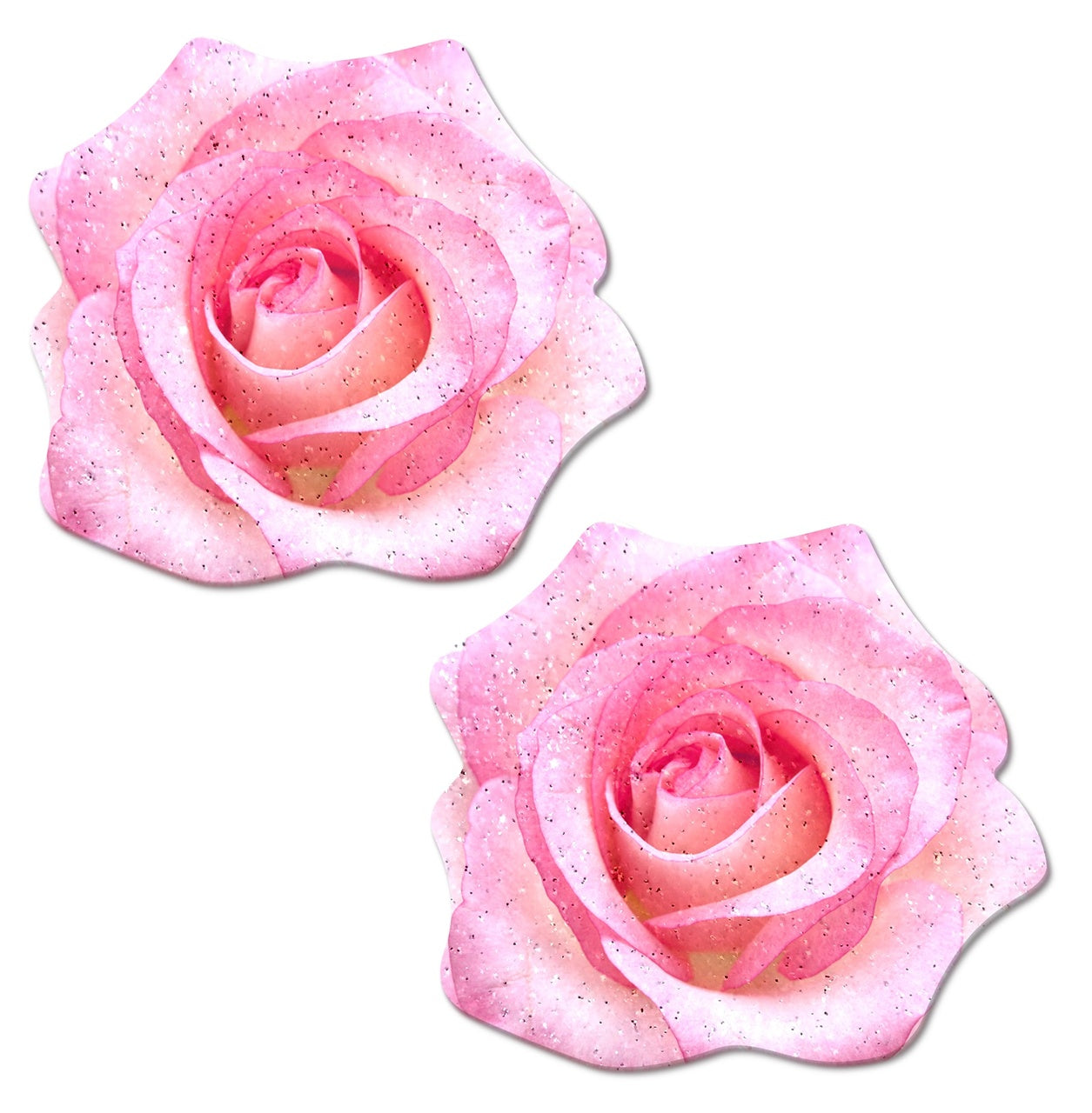Glitter Velvet Blooming Rose - Pink