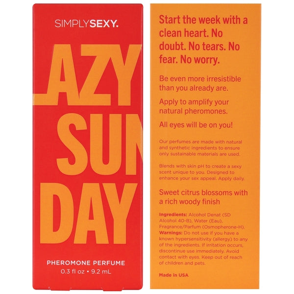 Parfum infusé de phéromones LAZY SUNDAY - Lazy Sunday 0,3 oz | 9,2 mL