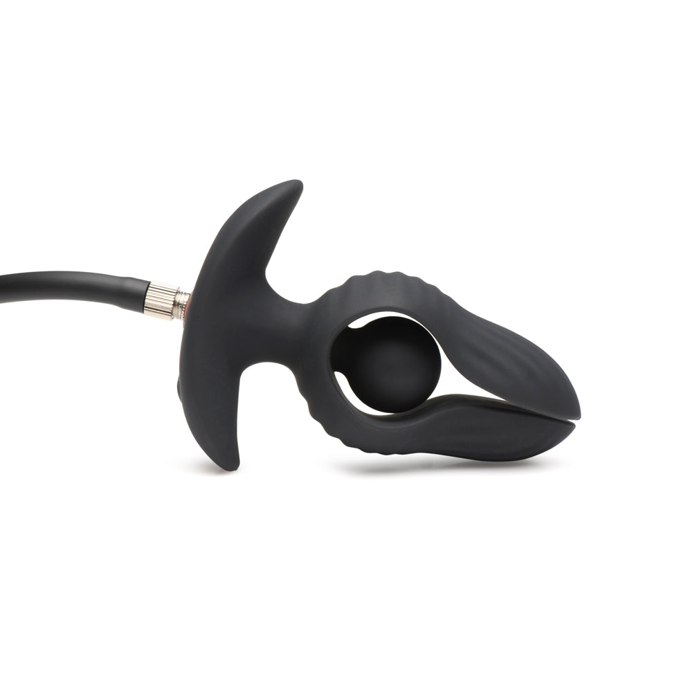 Dark Pearl Inflatable Vibrating Butt Plu